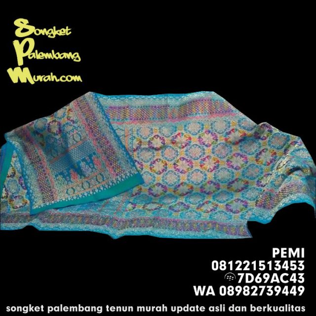 Songket Palembang Murah Prada Multicolour 8